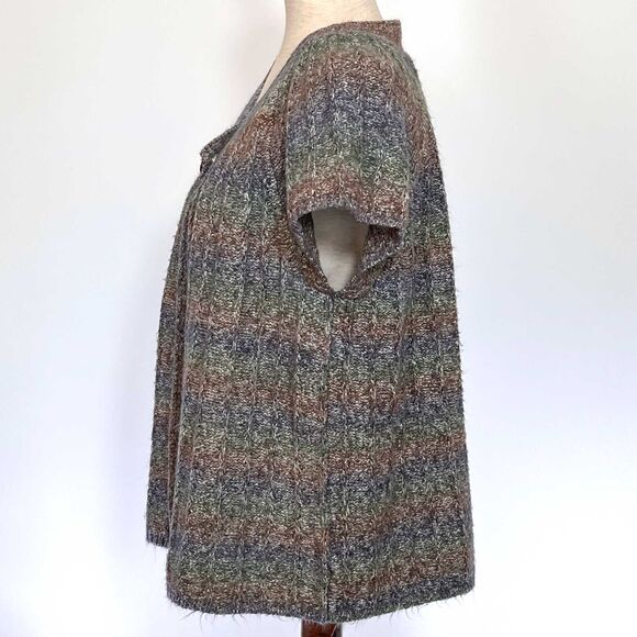 Dressbarn Heathered Open Cardigan Sz 14 - Picture 2 of 8